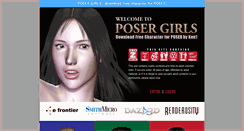 Desktop Screenshot of posergirls.net